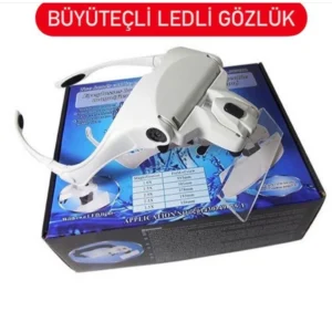 BÜYÜTEÇLİ GÖZLÜK LEDLİ İŞLEM GÖZLÜĞÜ
